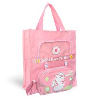 Bolso Tote Bag y Cartuchera Capibara – Rosa