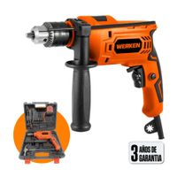 Taladro Percutor Werken KF-ID20+KF-6030 550W + 12 Accesorios