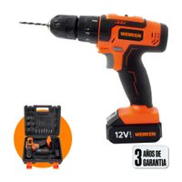 Taladro Percutor Werken KF-CD09-33PZ-BMC 12V 1.5 Ah + 16 Accesorios