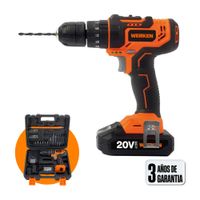 Taladro Percutor Werken KF-CD2110-34PZ-BMC 20V 1.5 Ah + 37 Accesorios