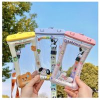 Pack 2 Funda celular protector impermeable acuática kawaii
