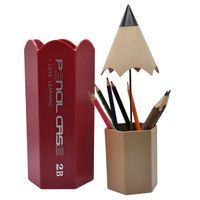 Organizador de Escritorio Modelo Lápiz Rojo