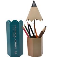 Organizador de Escritorio Modelo Lápiz Verde