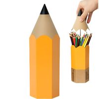 Organizador de Escritorio Modelo Lápiz Amarillo