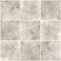 Piso Cerámico Marmolizado Burdur Gris 60x60cm 1.44m2 Gala