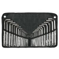 Juego llaves Allen largas std y mm 30 piezas, truper