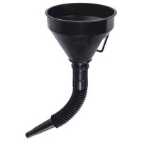 Embudo plástico con filtro cuello flexible Truper