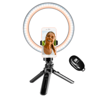 Aro De Luz Led 26 cm Redes Tik Tok + Trípode Soporte Multifuncional
