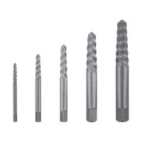 Extractor De Tornillos 5 Pzas Quita Perno Broca Roto, Truper