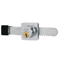 Cerradura para vitrina 6 mm, tipo serrucho - HERMEX
