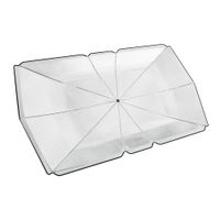 Parasol Plegable Truper PSOL-135 para Auto de 135cm
