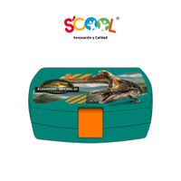 Táper SCOOL Pp 1 Broche 600ml Jurassic
