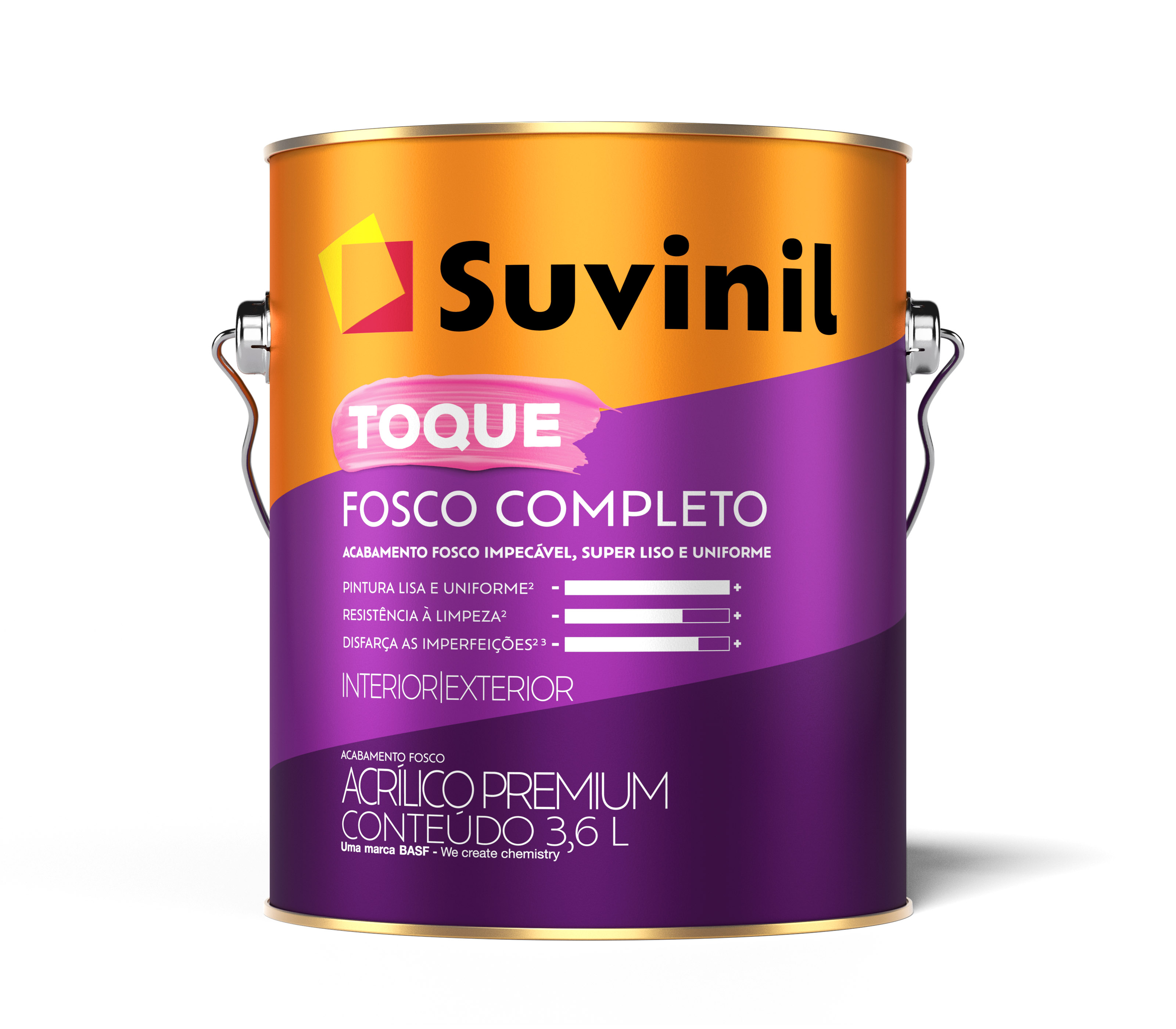 Pintura Suvinil Mate Completo Hielo Latex 3.6 litros