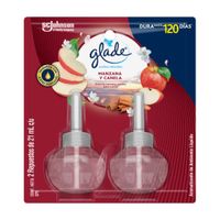 Repuesto de Glade Aceites Naturales Manzana & Canela x2 u.