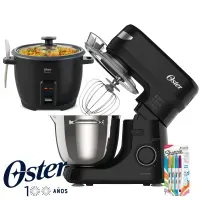 COMBO BATIDORA PLANETARIA OSTER FPSTSMPL2B-053 + OLLA ARROCERA CKSTRCB10DFBLK