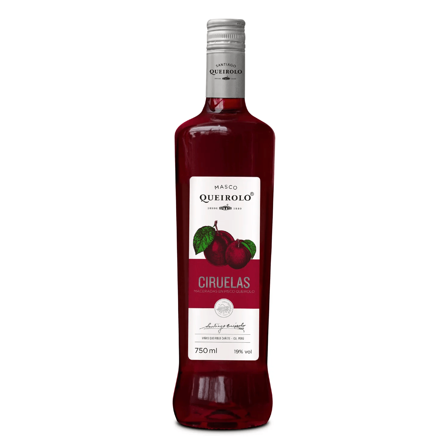 Pisco SANTIAGO QUEIROLO Macerado con Ciruelas Botella 750ml
