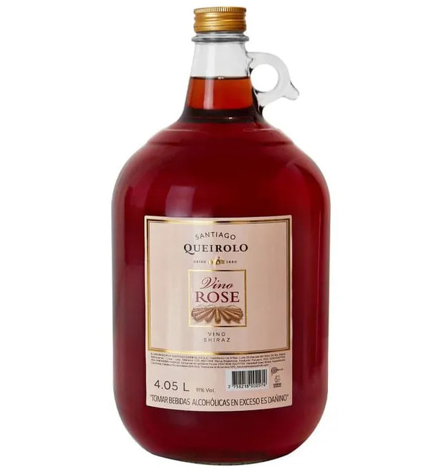 Vino SANTIAGO QUEIROLO Rose Botella 4.05L