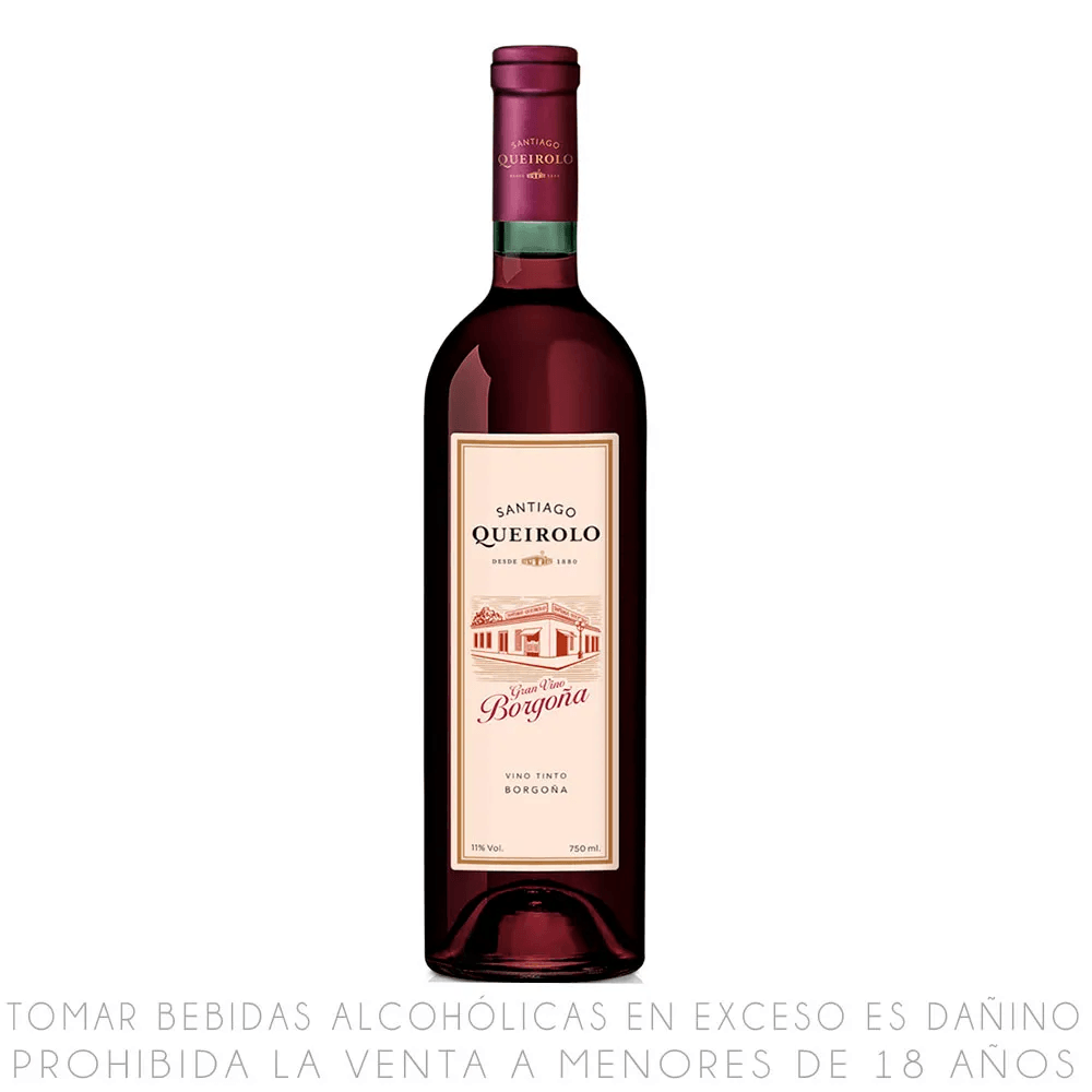 Vino SANTIAGO QUEIROLO Borgoña Botella 750ml