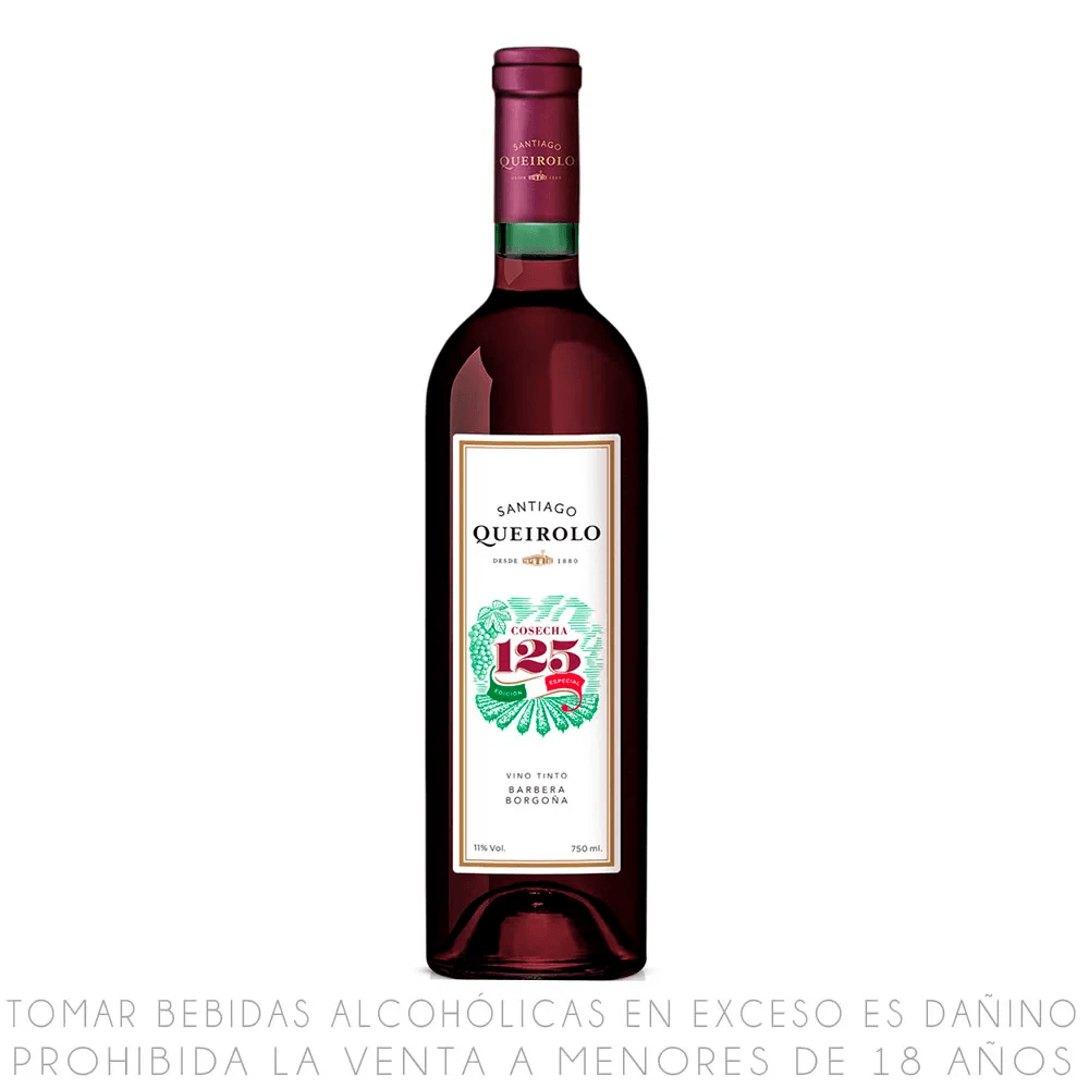 Vino Tinto SANTIAGO QUEIROLO Cosecha 125 Botella 750ml