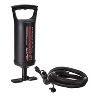 INFLADOR MANUAL INTEX PISCINA, COLCHON INFLABLE NEGRO