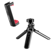Adaptador Sujetador Celular Luminaria A Trípode St-19 + Trípode Multifuncional