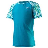 Licra o Polo de Piscina Manga Corta Speedo Niña Turquesa - Talla S