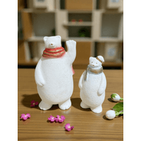 Set de Osos Polar Navideños