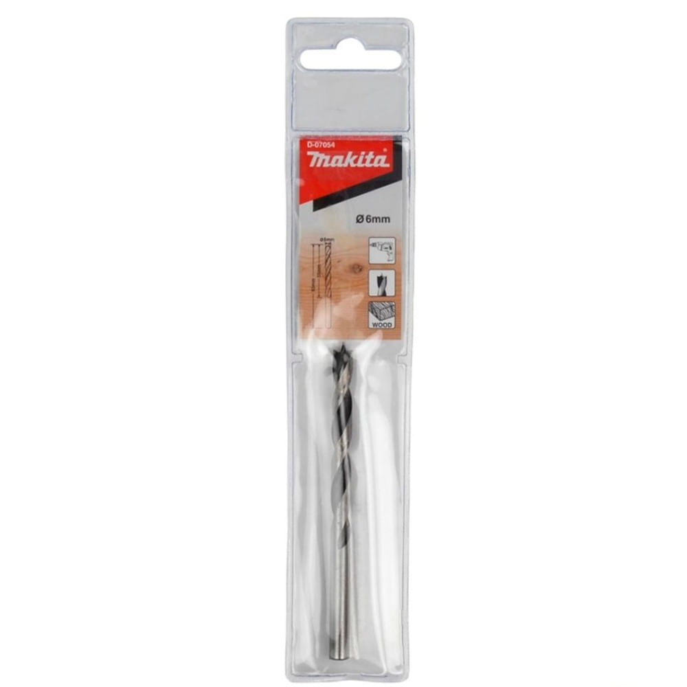 Broca para Madera Makita 6 X 95 Mm. D-07054