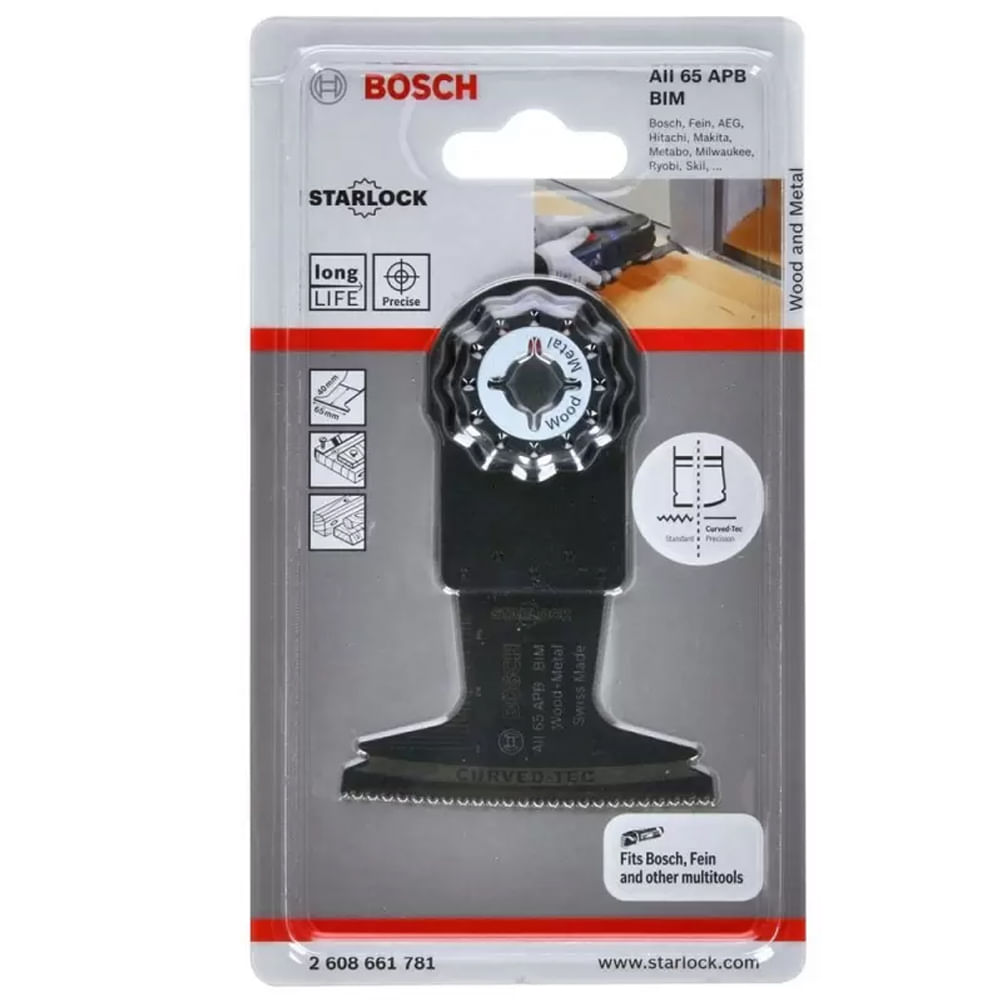 Hoja para Madera Y Metal Bosch Multiherramienta