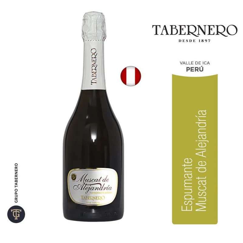 Espumante TABERNERO Muscat de Alejandría Botella 750ml