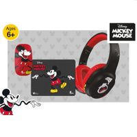 Pack Gamer Xtech Mickey Bluetooth: Audífonos On-Ear + Mouse + Mouse Pad