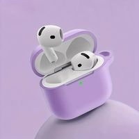 Case Moket para Airpods 4ta Gen  Lila