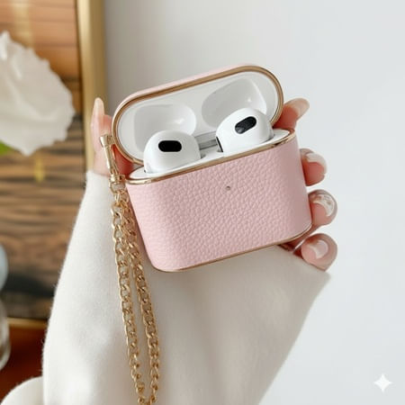 Case Glam para Airpods 4ta Gen Rosado
