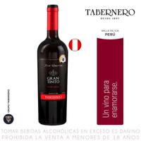 Vino TABERNERO Gran Tinto Fina Reserva Botella 750ml