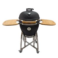 Kamado BLACK FLAME 22"" KS-22-SP-B Negro