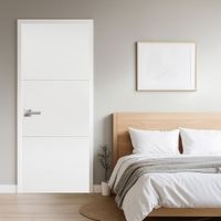 Puerta Hdf Lisa Blanca Rt Bali 40x750x2070 Dimfer