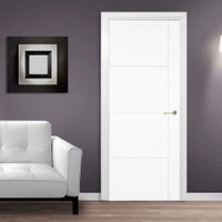 Combo Puerta Venti Contraplacada Blanca 40x750x2070mm Dimfer