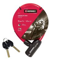 cadena Candado de llave Hermex 15mm Bicicleta Scooter Moto CB-15