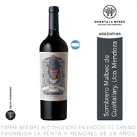 Vino SOMBRERO Malbec Botella 750ml