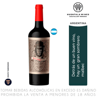 Vino SOMBRERO Gran Reserva Malbec Botella 750ml