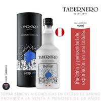 Pisco TABERNERO La Botija Quebranta Tubular Botella 750ml