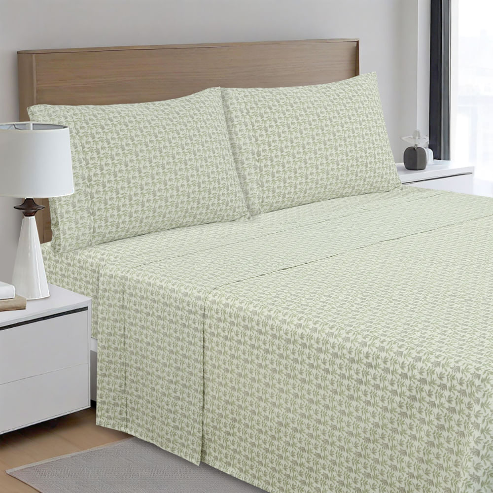 Sabana Pv26 180H Print Flores 2 Plazas