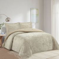 Cubrecama Pv26 Velvet Sherpa Arena King