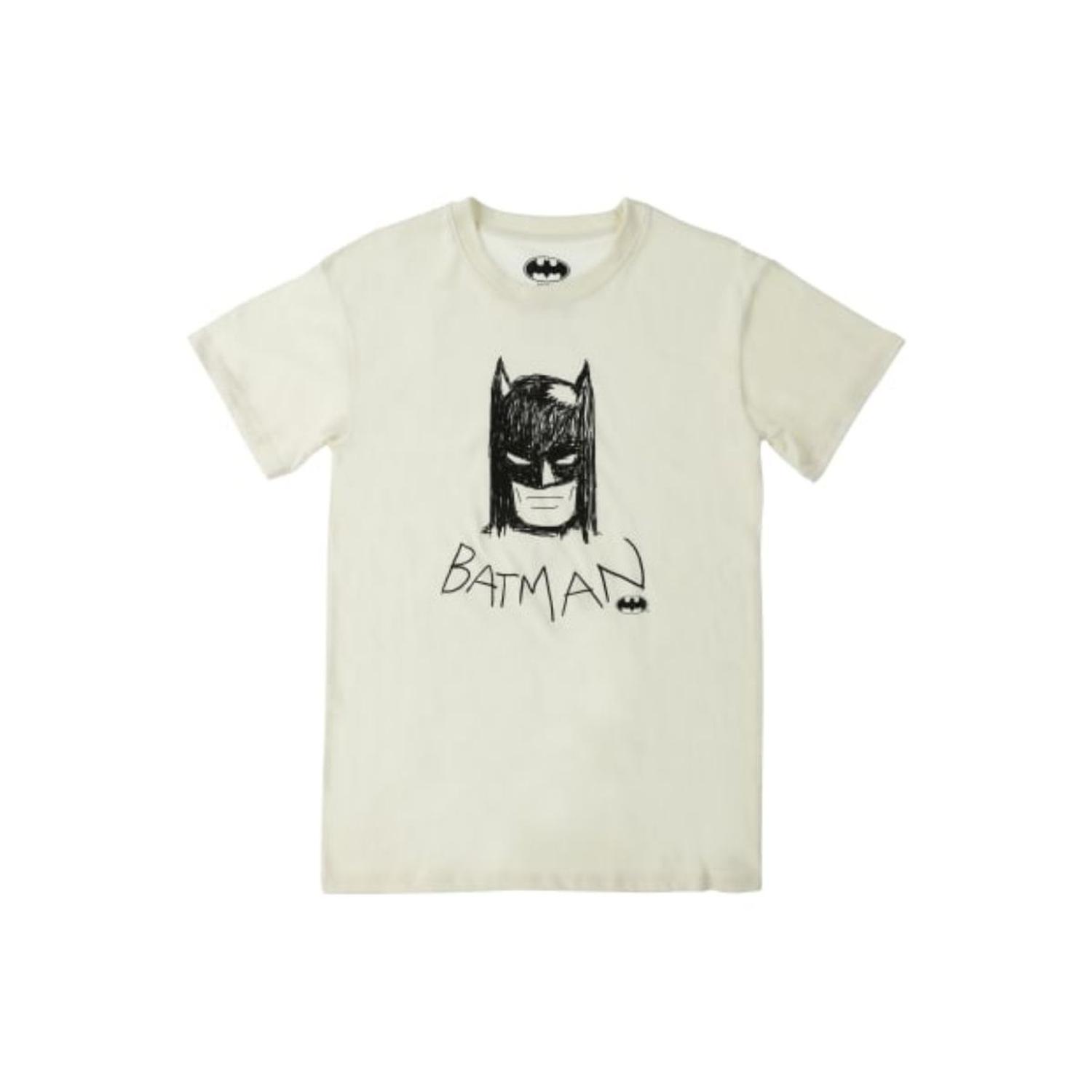 Polo Manga Corta Batman Sketch Graphic - Beige-Talla M