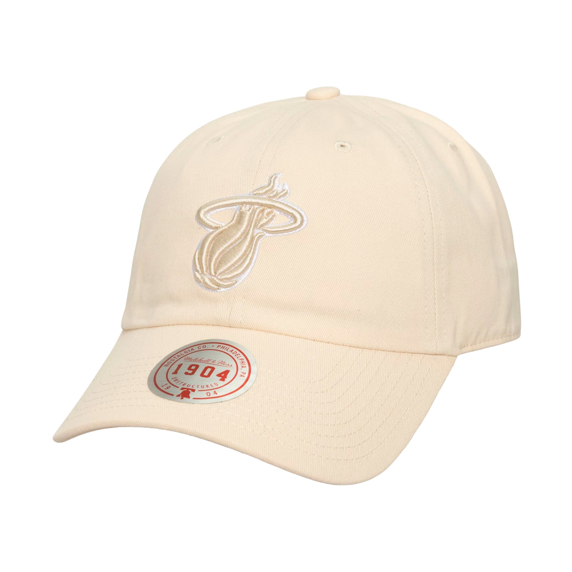 GORRA MITCHELL & NESS NBA-MIAMI HEAT HD12943-MHECREA - 1032572