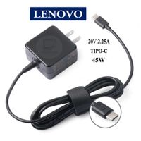 Cargador Laptop Lenovo 20V 2.25A Tipo C Retráctil 45w