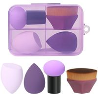 Set de Brochas Kabuki 4 pz