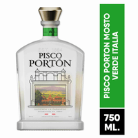 Pisco PORTON Mosto Verde Italia Botella 750ml