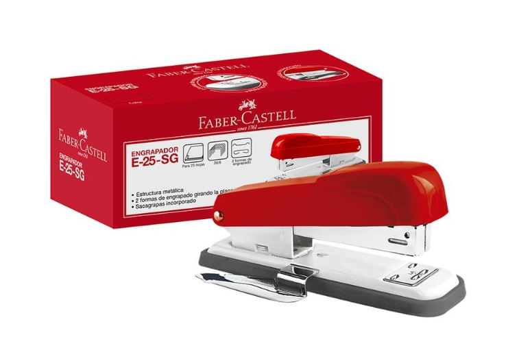 ENGRAPADOR FABER CASTELL E-25-SG ROJO