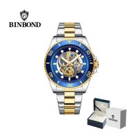 Reloj BINBOND para Hombre - Elegante - Azul - Acero